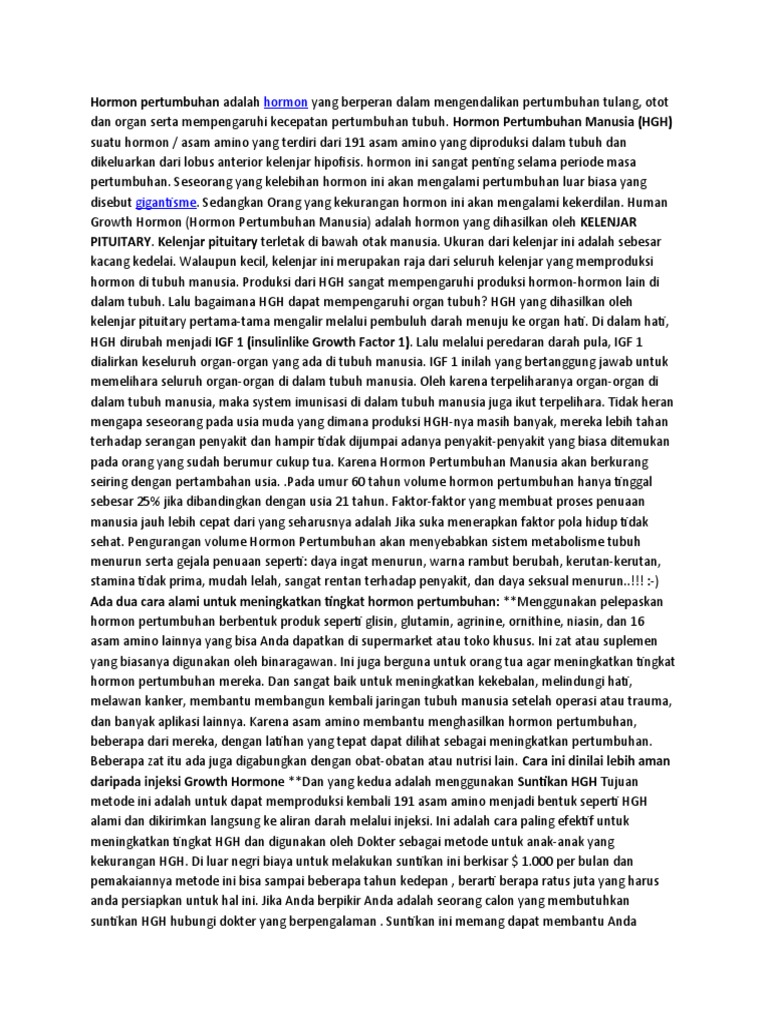 Hormon Pertumbuhan 1 Pdf