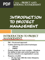 Introduction of Project Management