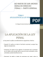 TEMA 9 APLICACION DE LA LEY PENAL