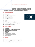 Kelebihan Dan Kekurangan Teknik Pidato