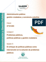 Módulo 3: Administración Pública: Gestión Ciudadana y Conciencia Colectiva