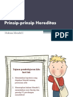 Prinsip-Prinsip Hereditas: Hukum Mendel I
