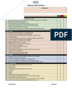 Worjk at Height Checklist Date: Reference: Project: Checked by