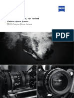 High Performance, Full Format Cinema Zoom Lenses