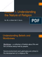 lesson1understandingthenatureofreligion-180717105719
