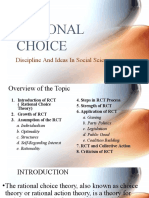 Rational Choice: Discipline and Ideas in Social Science