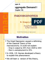Aggregate Demand I Aggregate Demand I: Macroeconomics