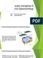 Contoh Nyata Mengenai 9 Konsep Kunci Geomorfologi: Nama: Tunas Taruna Hopong Siagian NIM: 18/430474/PN/15791