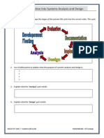 An Introduction Into Systems Analysis and Design: Questions