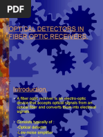 Optical Detectors in Fiber Optic Receivers