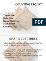 Cost Accounting -Cost Sheet