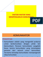 Faktor yang Mempengaruhi Komunikasi