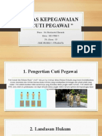 Cuti Pegawai Negeri Sipil