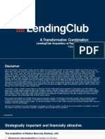 A Transformative Combination: Lendingclub Acquisition of Radius Bancorp