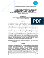 Pengaruh Mekanisme Corporate Governance, Ukuran Perusahaan Dan Debt To Equity Ratio Terhadap Konservatisme Akuntansi