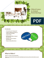 Ethical Issues in Animal Biotechnology