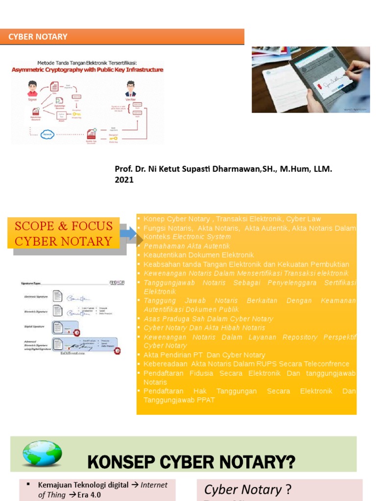 Cyber Notary 2021 Pdf