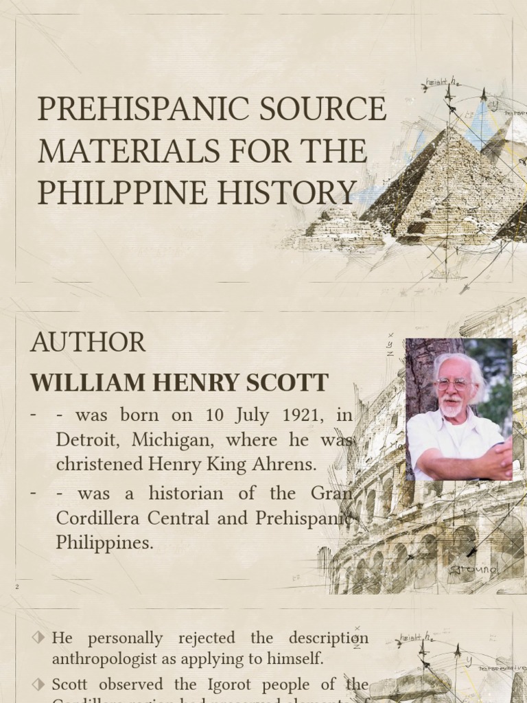 Prehispanic Source Material For The Philippine History - Group 1 