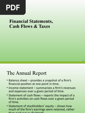 Financial Statements
