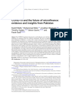 COVID-19 and The Future of Microfinance: Evidence and Insights From Pakistan