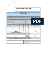 Tax Invoice: Siddhivinayak Enterprise