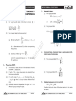 STATISTICS Formulae