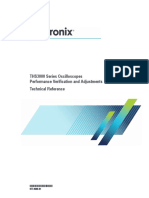 THS3000 Series Oscilloscopes Performance Verification and Adjustments Technical Reference 077060601