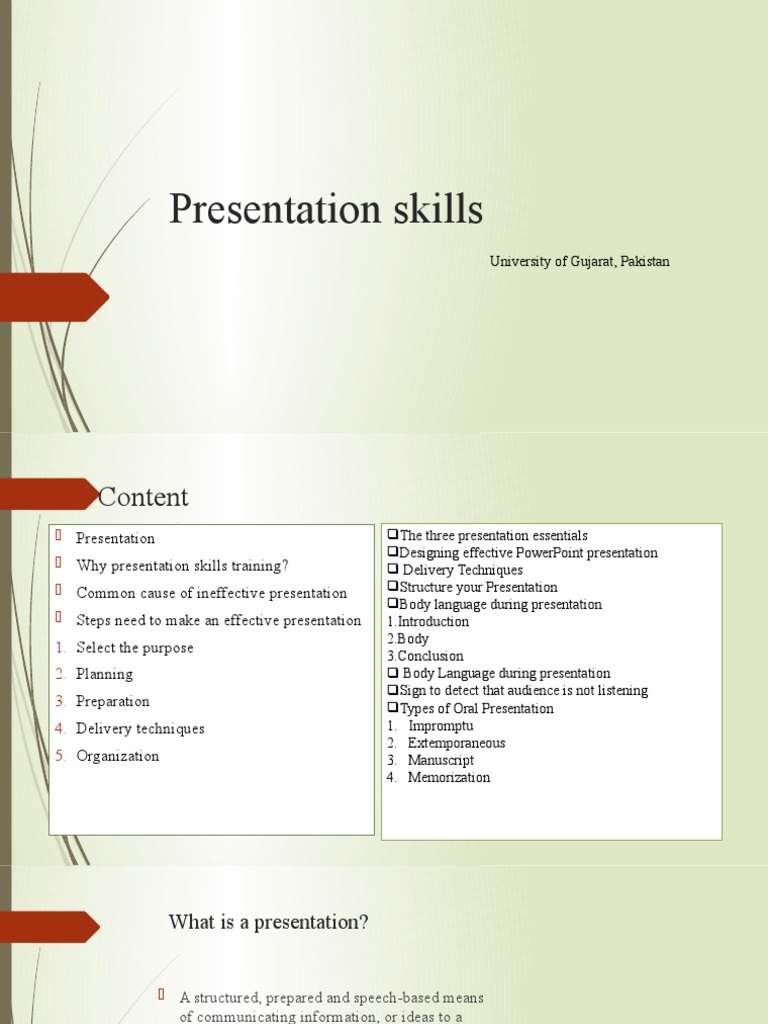 PRESENTATION SKILLS PDF FREE DOWNLOAD FOR STUDENTS visual data 2