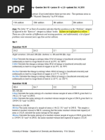 59-240 Physical Chemistry - Question Set #10 - Lecture 10 - v. 2.0 - Updated Oct. 14, 2018