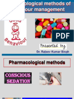 Pharmacological Behavior Management