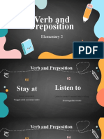 Verb and Preposition: Elementary 2