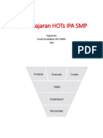 Workshop Pembelajaran HOTs IPA SMP