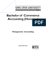 Bachelor of Commerce Accounting (Honours)