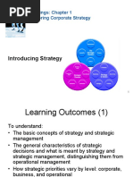 Introducing Strategy: Readings: Chapter 1 Exploring Corporate Strategy