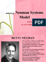 Betty Neuman Systems Model: Sithara.S Sr. Lecturer, Mims Con