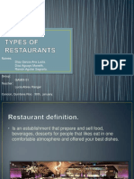 Explore Types of Restaurants and Their Characteristics