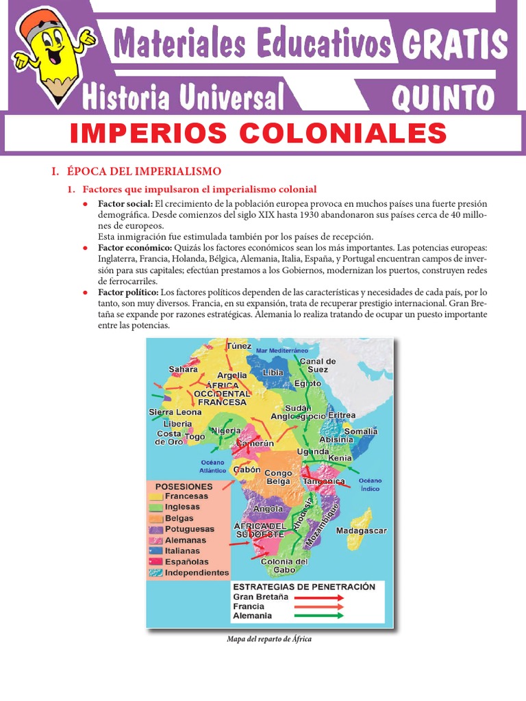 Imperios Coloniales | PDF | Colonialismo | Imperio Británico