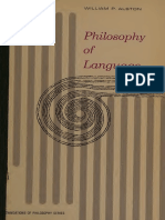 Philosophy of Language (Alston)