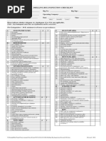 Rig Equipment Inspection Checklist | PDF