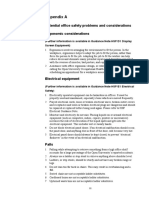 Appendix A: Potential Office Safety Problems and Considerations Ergonomic Considerations