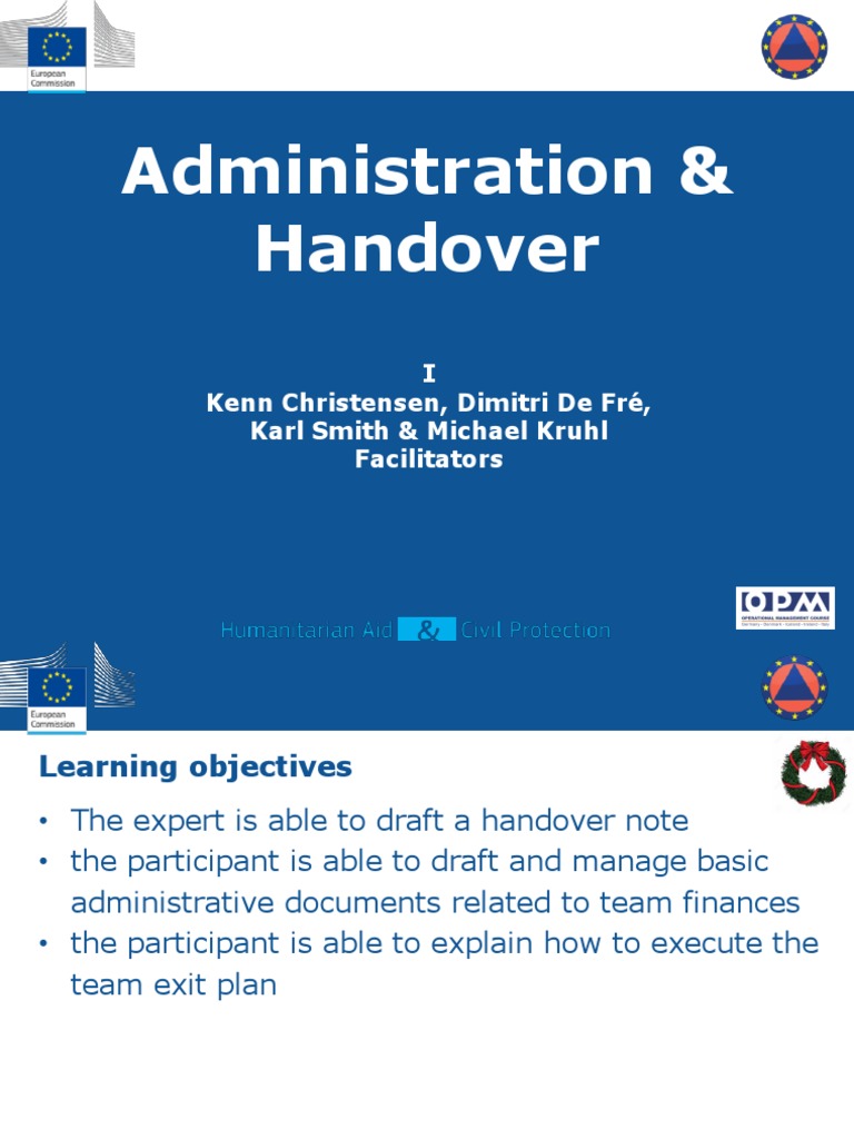 Handover Procedures and Documentation Guide | PDF | Career & Growth ...