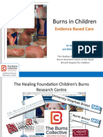 Burns in Children: Evidence Based Care