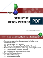 Beton Prategang Jenis-Jenis Beton Prategang