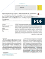 Development and Validation of An UHPLC Method For The Determination