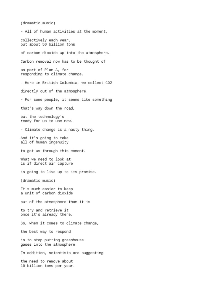 English Carbon Capture Technology Explained Seachange Downsub