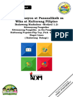 Komunikasyonatpananaliksik11 - q2 - Mod1.2 - Sitwasyong Pangwika Sa Iba Pang Anyo NG Kulturang Popular