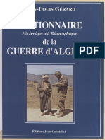 Dictionnaire historique guerre dAlgérie 