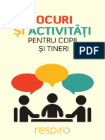 Jocuri Si Activitati Pentru Copii Si Tineri