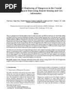 Mapping and Monitoring of Mangroves in The Coastal Districts of Gujarat State Using Remote Sensing and Geo-Informatics