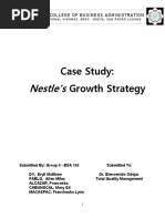 Group 3 Case Study - Nestle's Growth Strategy 